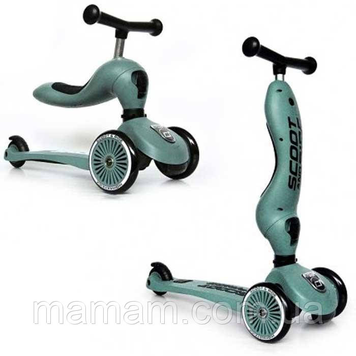 Самокат-біговел 2 в 1 Scoot&Ride Highwaykick 1 Forest, фото 1