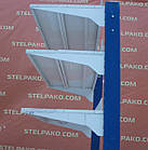 Односторонній (пристінний) стелаж «Модерн» 180х132 см., на розпірках, Б/у, фото 10