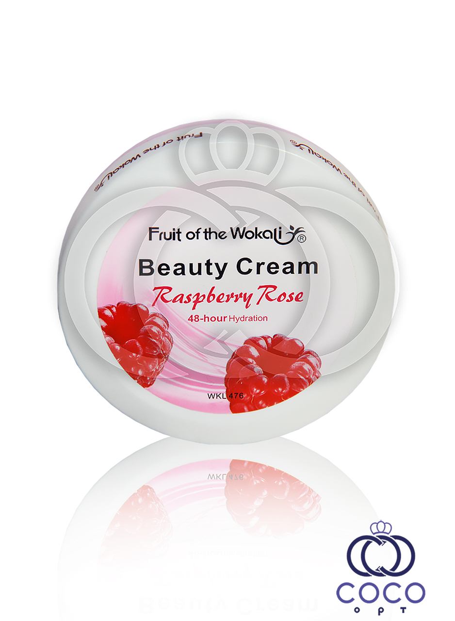 Крем Fruit of the Wokali Beauty Cream Raspberry Rose з екстрактом малини