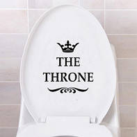 Наклейка на кришку унітаза The Throne