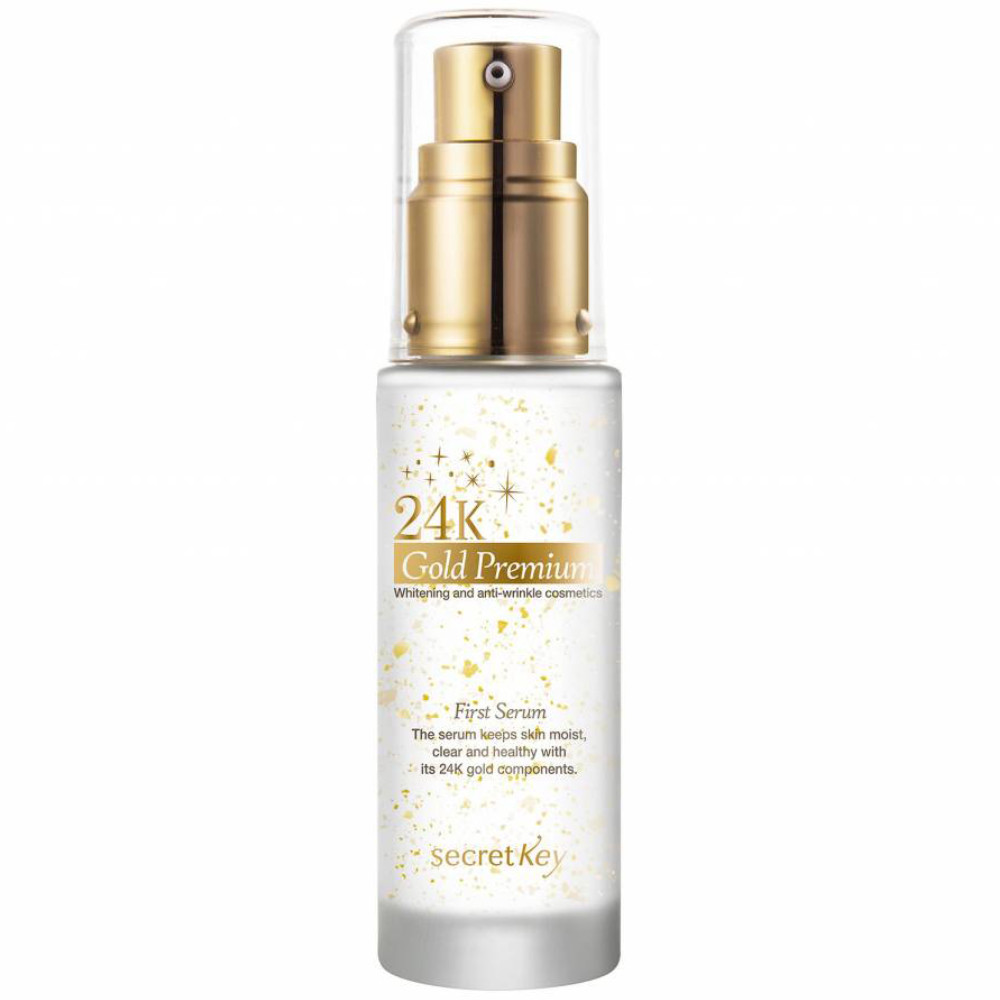 Сироватка для обличчя з екстрактом золота Secret Key 24K Gold Premium First Serum 30 мл (8809305994890)