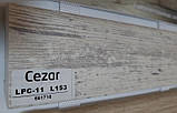 Плінтус удароміцний Cezar ELEGANCE LPC-11-L153 із дюрополімеру, висота 78 мм. Сосна монрепо, фото 3