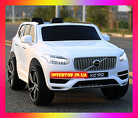 Детский электромобиль на пульте управления Джип Volvo XC90 Лицензия Белый Автопокраска