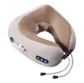Масажна подушка для шиї (від акумулятора) Massage Pillow SHAKE (WM-004) Масажер для шиї
