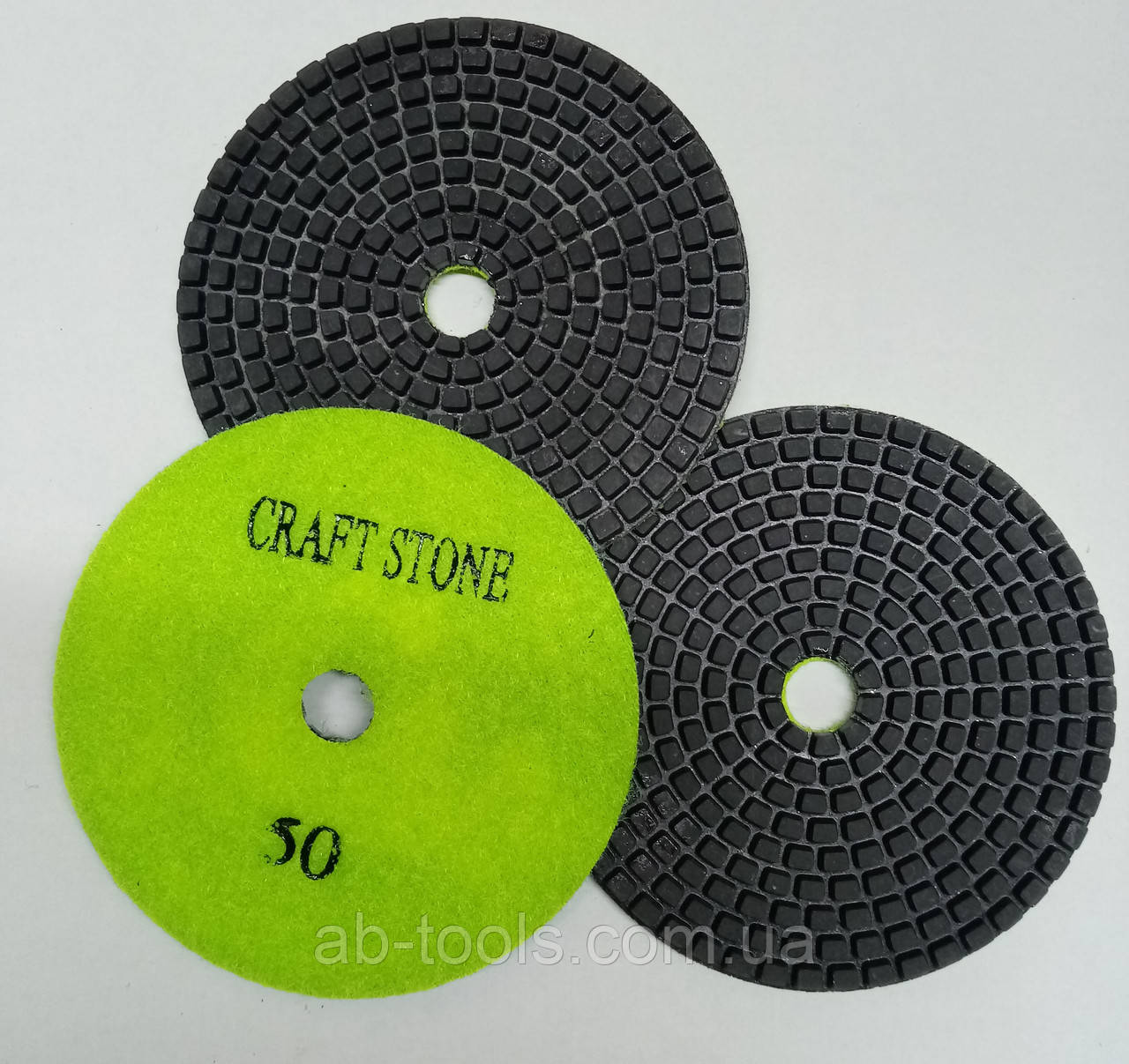 Абразивний диск черепашка зерно 50 CRAFT STONE алмазний, фото 1