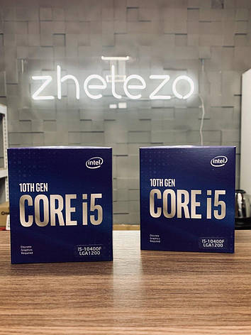 Процесор Intel Core i5 10400F 2.9 GHz (12MB, Comet Lake, 65W, S1200) Box (BX8070110400F), фото 2