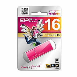 USB флеш накопитель Silicon Power 64GB Blaze B05 Deep Blue USB 3.0 (SP064GBUF3B05V1D)