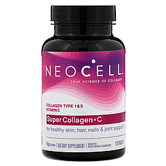 Neocell Super Collagen + C, Колаген з вітаміном С (120 таб.)