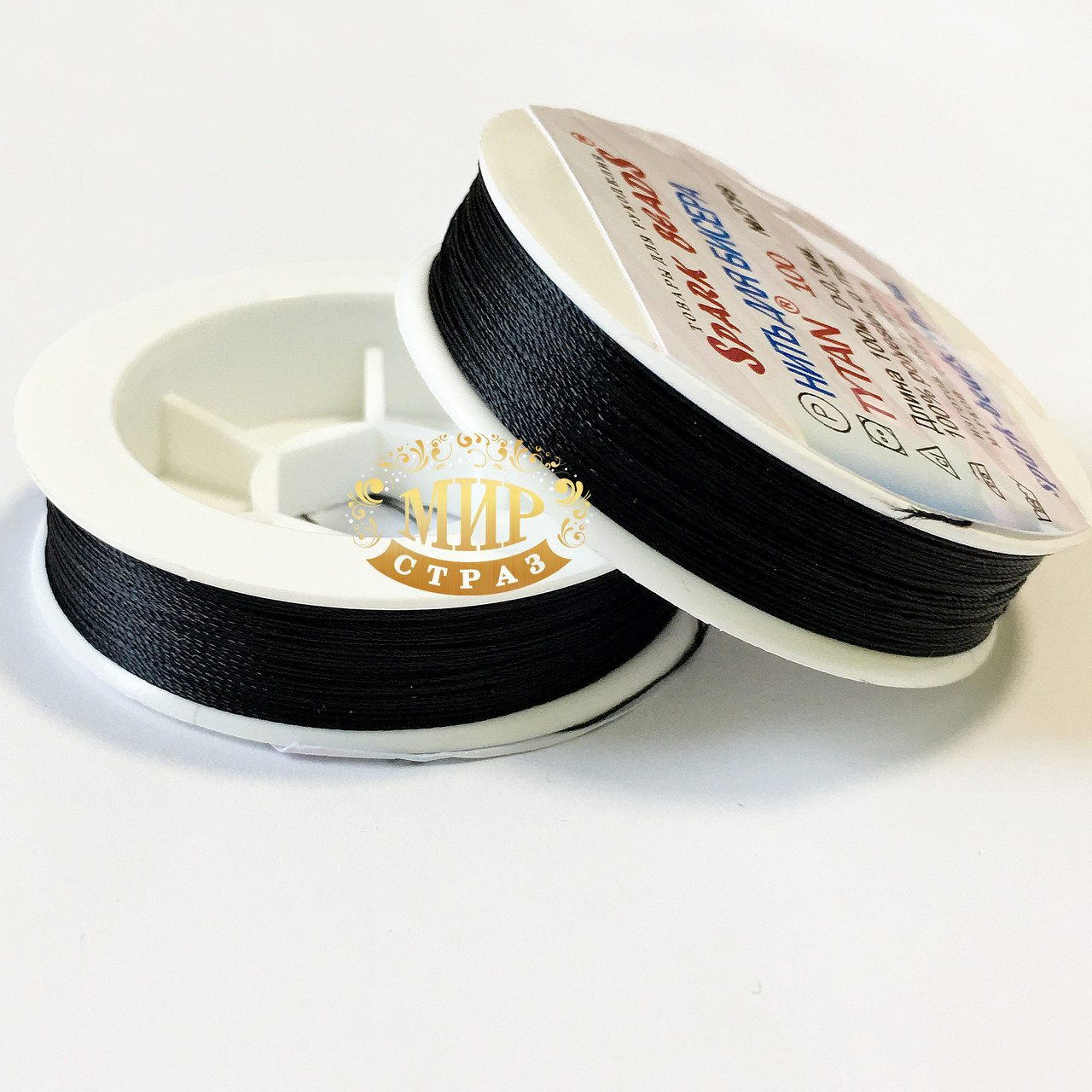 Нить титановая для бисера Black 0.1мм*100м  № 2799 1шт