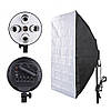 Софтбокс 60х90 см на 5 набоїв E27 Profi-light PS-695 + Стійка 2 м, фото 8