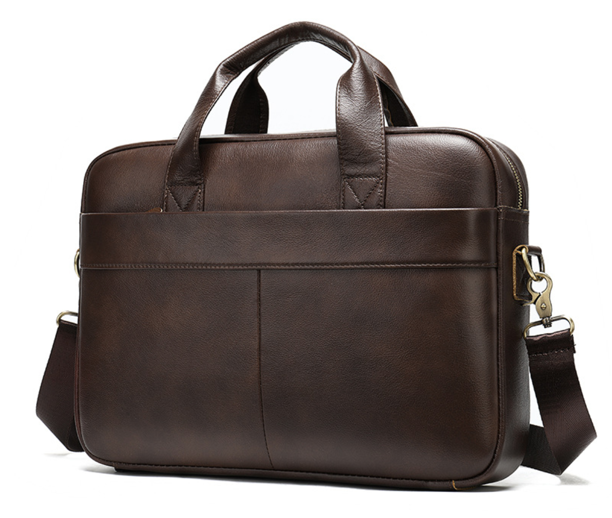 Чоловіча шкіряна сумка портфель для документів Marrant - коричневий, фото 1