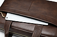 Чоловіча шкіряна сумка портфель для документів Marrant - коричневий, фото 9