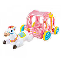 Надувний ігровий центр Карета Принцеси Intex 56514