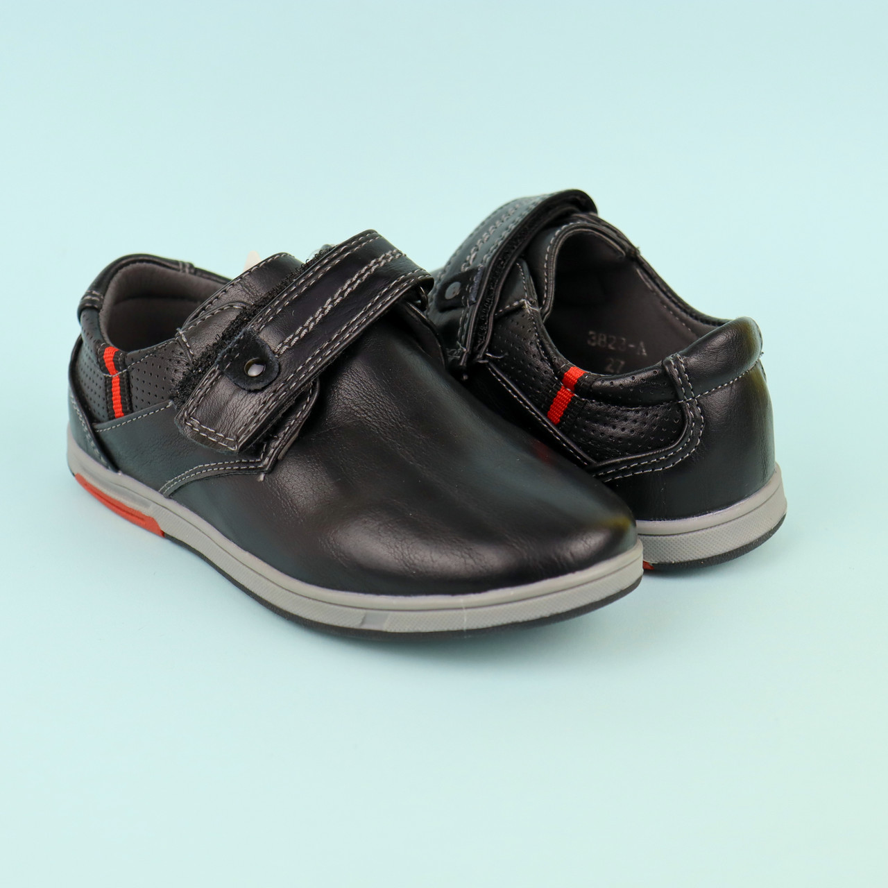 Туфли детские на мальчика Черные Tom.m размер 27 - стелька 17,5 см - фото 5 - id-p112451023