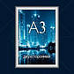 Фреймлайт Рекламно-інформаційна панель формат А4 двосторонній постер для реклами, фото 2