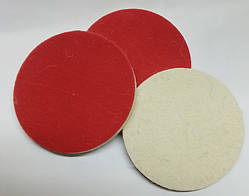Фетровий диск 125 мм товщина 8 мм під липучку