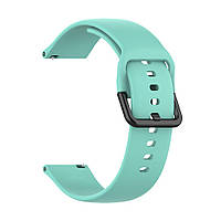 Регулируемый сменный спортивный браслет для смарт часов Samsung Galaxy Watch 3 41mm 20 мм Mint