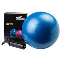 Мяч 20 и 25 см фитбол для пилатеса, фитнеса, упражнений LET'S GO мини-фитбол Синій 25 см