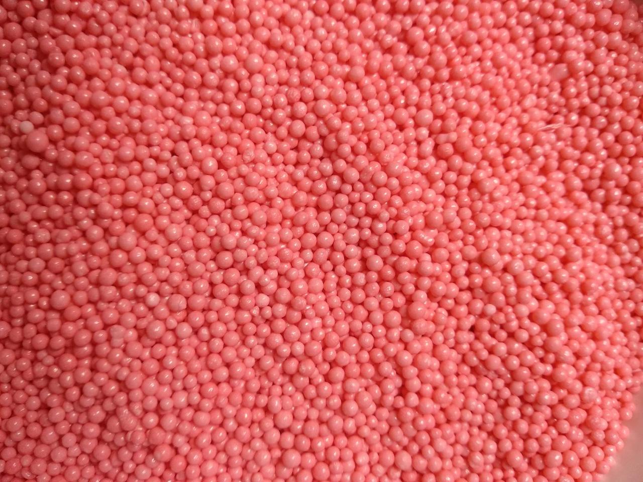 Посипання кульки декоративні Украса Нонпарель рожева 40 г