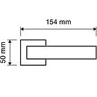 Ручка Linea Cali Giro VE/CR (024 розете т) чорний матовий/хром полірований, фото 2