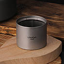 Пальник титановий туристичний Lixada на 88 мл для рідкого спирту, палива складана плита спиртова з титановою підставкою, фото 5