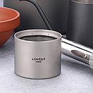 Пальник титановий туристичний Lixada на 88 мл для рідкого спирту, палива складана плита спиртова з титановою підставкою, фото 3