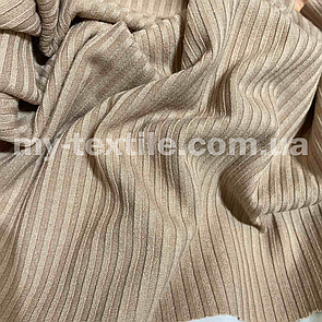 Трикотаж Мустанг ширина смужки 3x2 см Бежевий