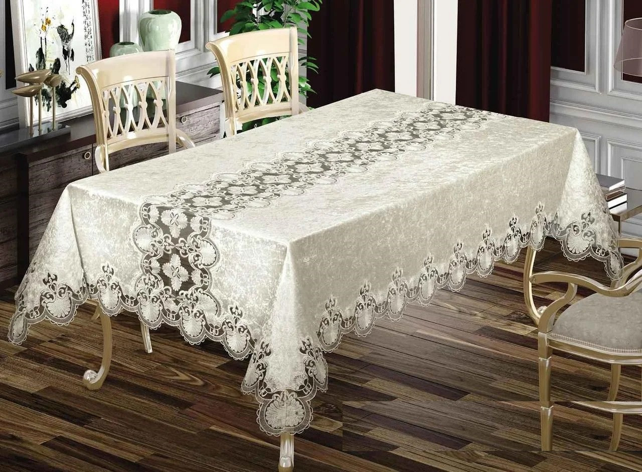 Скатертина велюрова 160 * 220см Yildiz