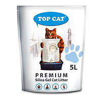 Наповнювач для котячого туалету Top Cat premium 480101 силікагелевий 5 л