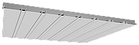 Реечный алюминиевый потолок Allux белый матовый комплект 90 см х 160 см