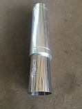 Труба димаря нерж сталь 0,8 мм в нержавіючому кожусі, діаметр 100/200мм.Димохід, фото 7