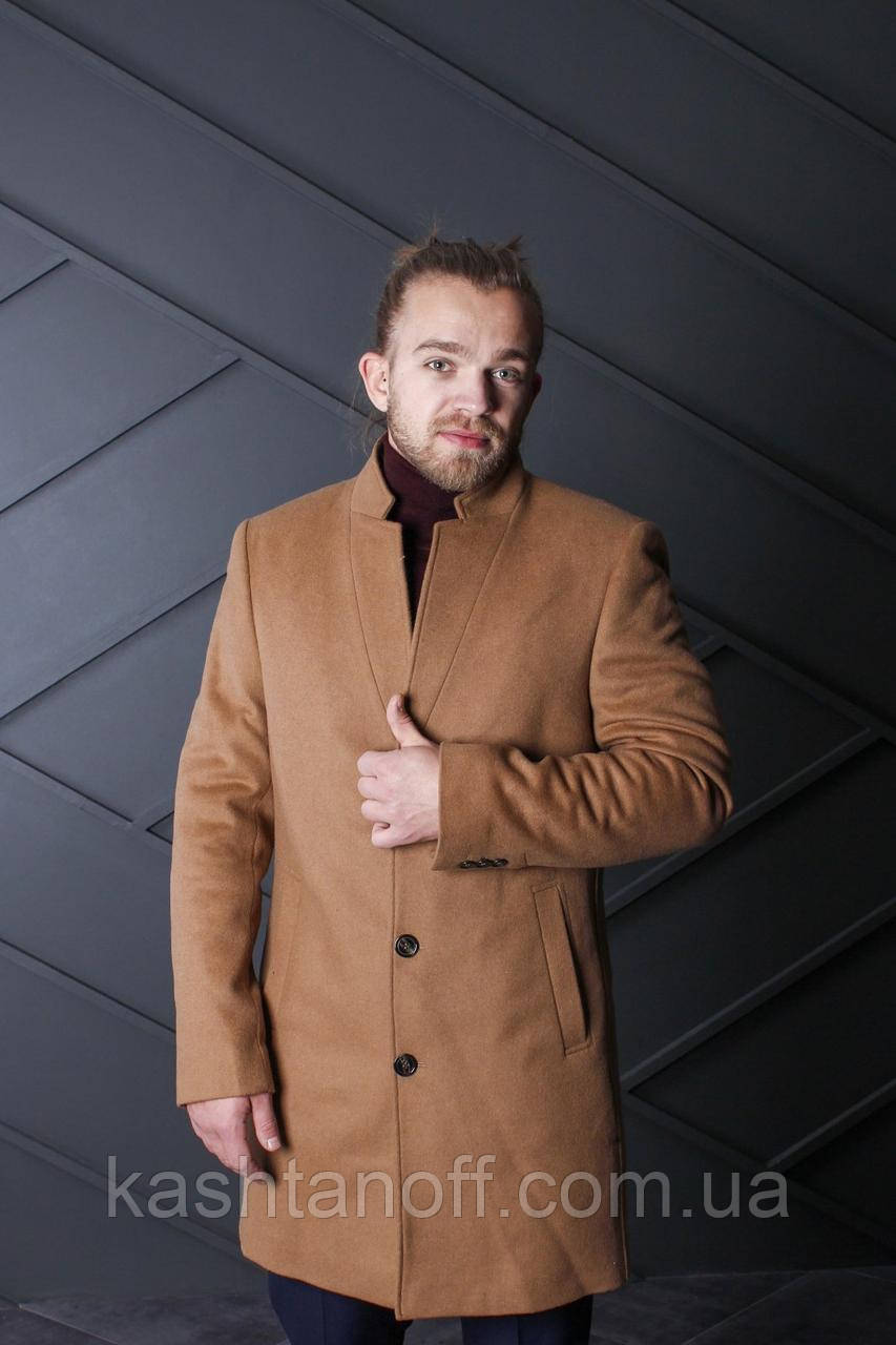 Пальто чоловіче сірого кольору, фото 1