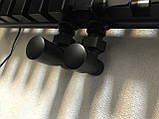 Комплект радіаторних кранів кутовий чорний SWING, фото 2