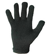 Перчатки зимние ХБ,черные,двойные, утеплённые