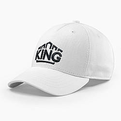 Кепка бейсболка чоловіча INAL King Король S / 53-54 Білий 21753