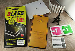 5D Захисне скло для Xiaomi Redmi Note 7 / 7 Pro (black) повне проклеювання