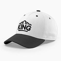 Кепка бейсболка чоловіча INAL King Король S / 53-54 Білий 57153