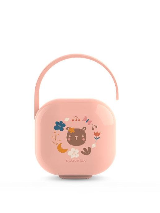 Футляр для пустушки "Лісові історії"/рожевий, фото 1