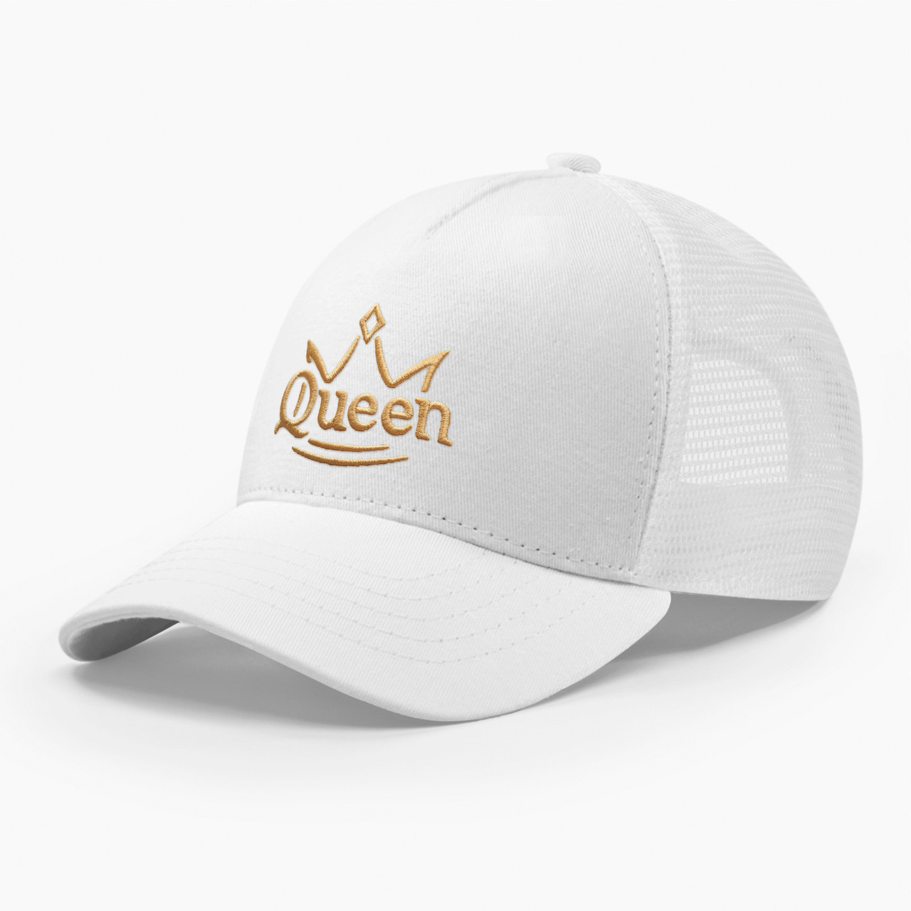 Кепка бейсболка з сіткою тракер жіноча INAL Queen Королева S / 53-54 Білий 181553, фото 1