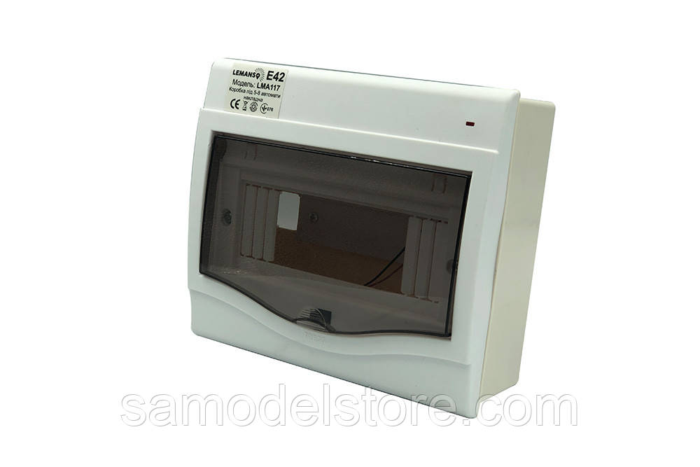 Коробка на 5-8 автоматів Lemanso LMA117 накладна, фото 1