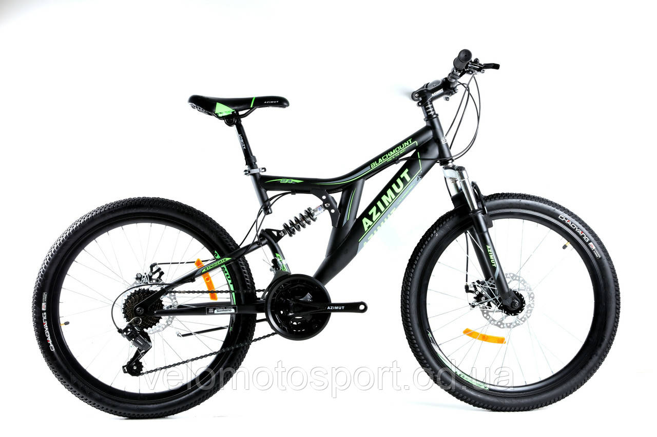 Велосипед підлітковий AZIMUT BLACKMOUNT 24 D