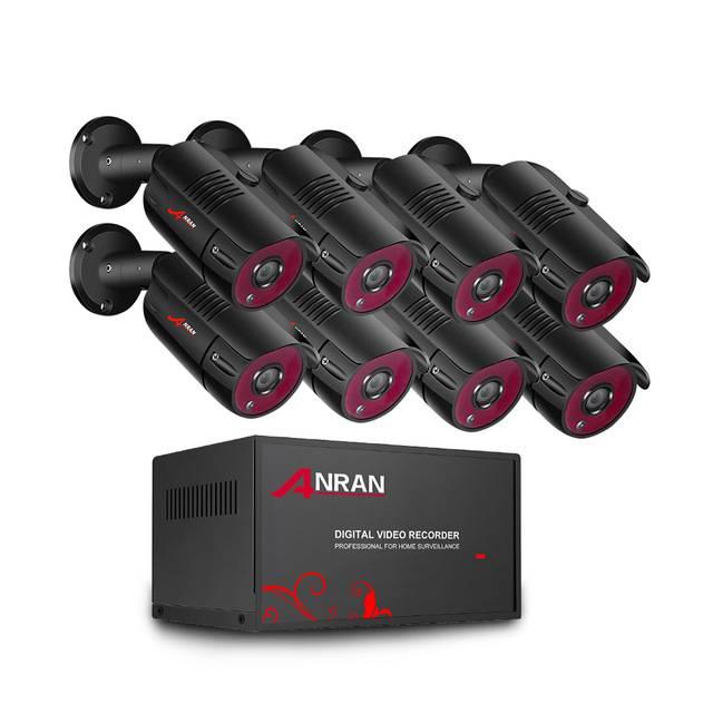 Комплект відеоспостереження Anran 8ch AHD 2MP (K08A10-B360)