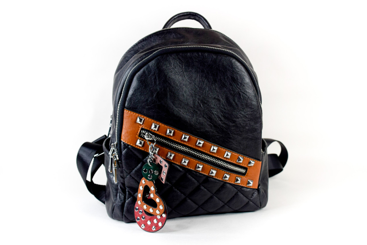 Жіночий міський рюкзак Чорний (#388)