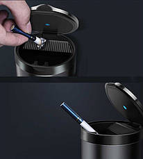 Автомобільна попільничка Baseus Premium Car Ashtray Чорний (CRYHG01-01), фото 5