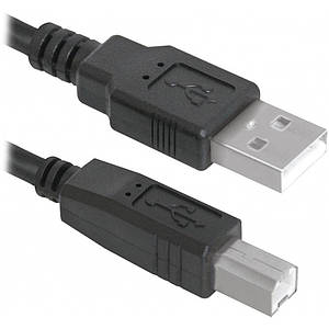 Кабель USB 2.0 Type A - Type B (AM-BM) 0,5 м TRY Wire чорний