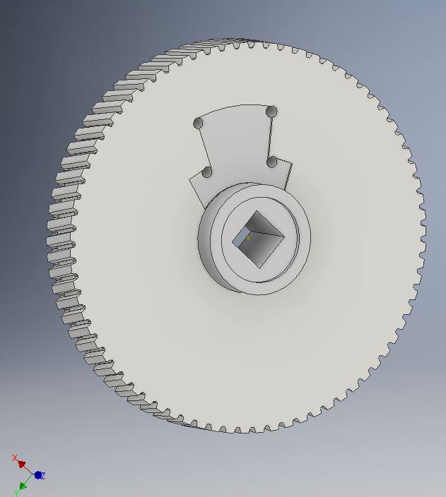 Шестерня привода заднього склоочисника BMW E60, фото 1