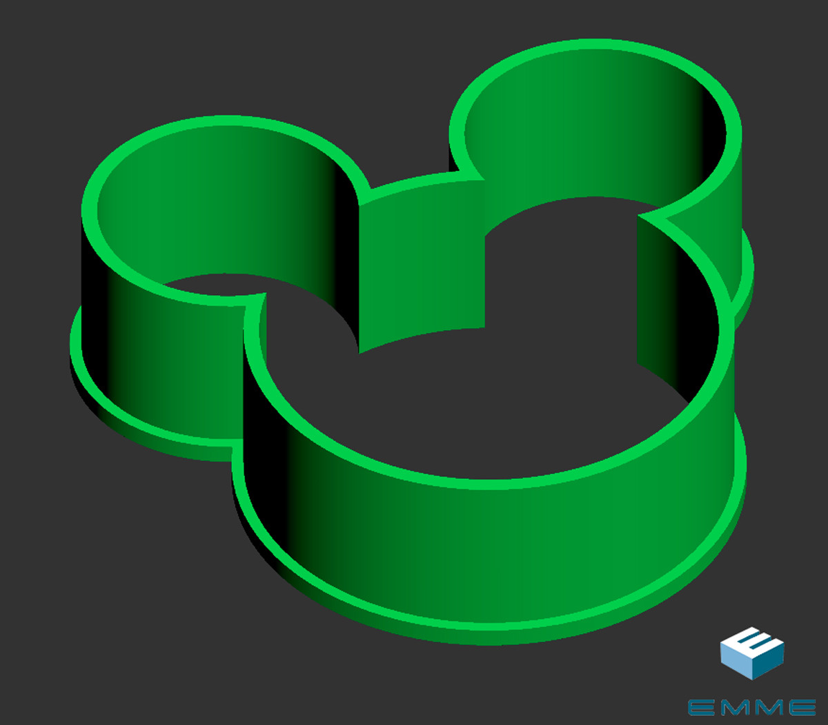 Вирубка для пряника "Міккі Маус", фото 1