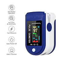 Пульсоксиметр наплічний Oximeter GU52-BW. Пульсометр оксиметр на палець. Вимірювач пульсу, кисню на палець