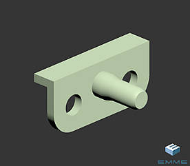 Кріплення полки багажника Opel Corsa D