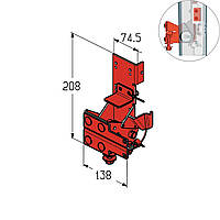 Кронштейн роликовий нижній Alutech RBI-40.120R